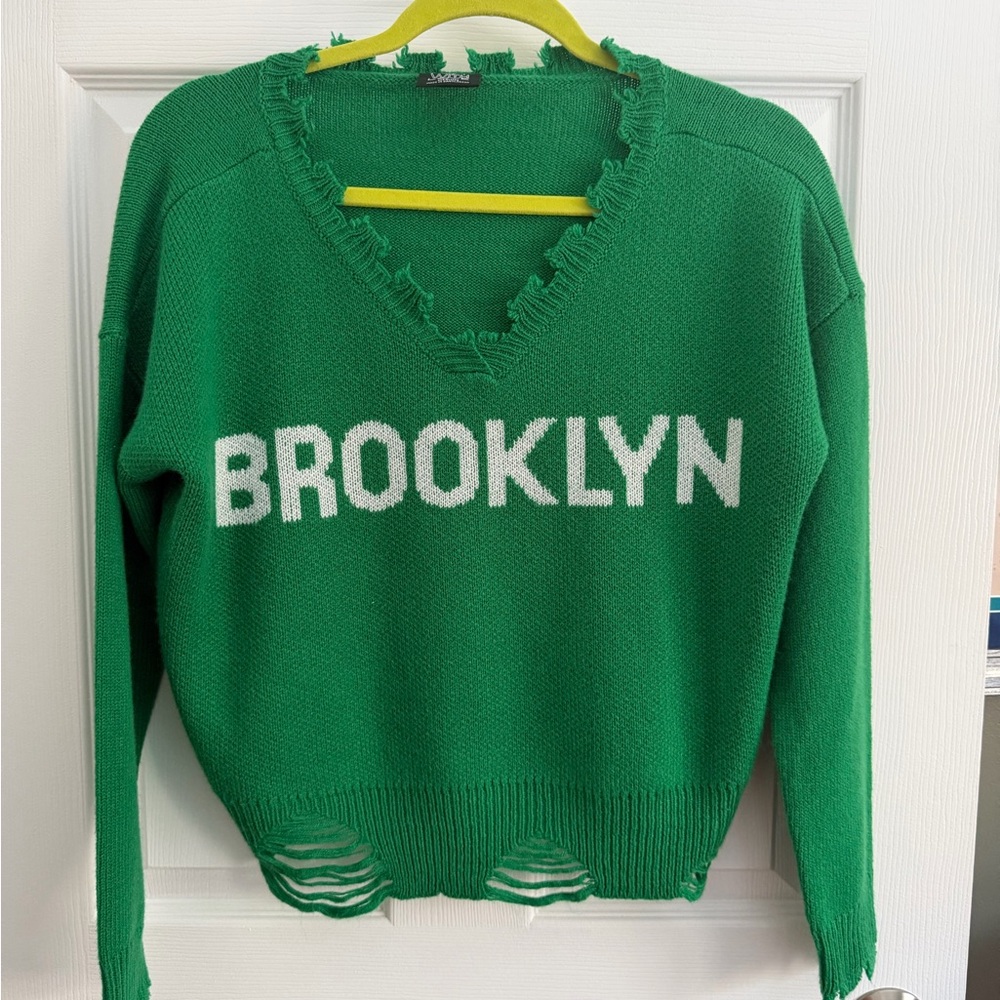 Brooklyn Green Sweater